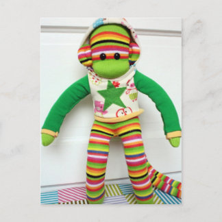 Mars Sock Monkey Post Card - Andre Briefkaart