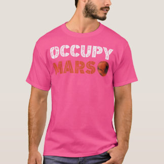 Mars Space Colonization Starship Rocket AST T-shirt