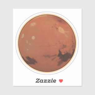 Mars Sticker