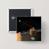 Mars Telecommunicatieorbiter Vierkante Button 5,1 Cm (Voorkant /achterkant)