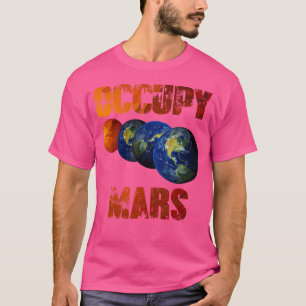 Mars Terraform Ruimteastronomie Buitenaards T-shirt