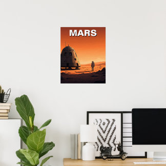 Mars Travel Poster