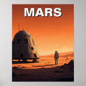 Mars Travel Poster (Voorkant)