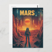 Mars: Verken de Rode Planeet Briefkaart (Voorkant / Achterkant)