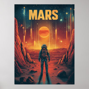 Mars: Verken de Rode Planeet Poster