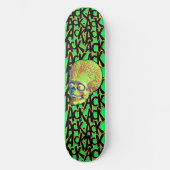 Mars verovering van buitenruimte Alien Fun Skateboard (Voorkant)