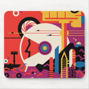 « Mars » – Visions du futur Tapis de souris