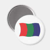 Mars Vlag Magnet Magneet (Voorkant / Achterkant)