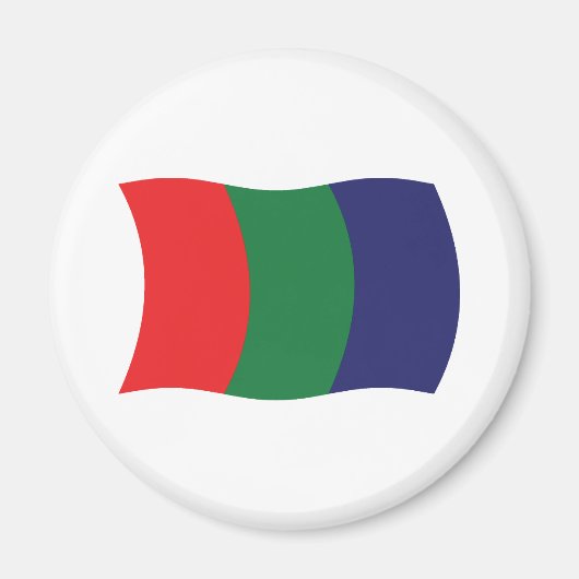 Mars Vlag Magnet Magneet (Voorkant)