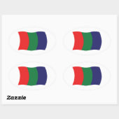 Mars Vlag Sticker (Vel)