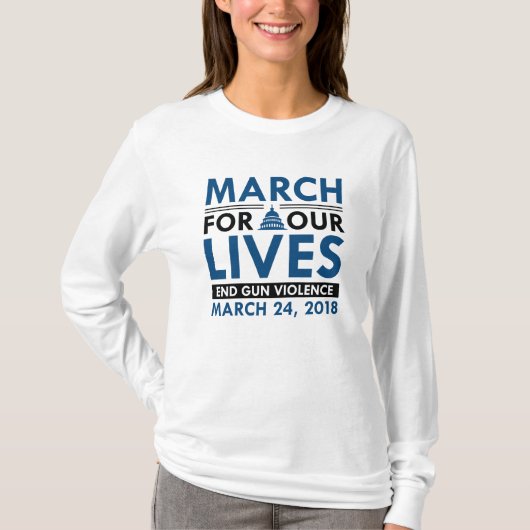 Mars voor Ons Leven T-shirt (Voorkant)