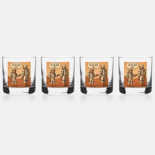 Mars Whisky Glas (Voorkant)