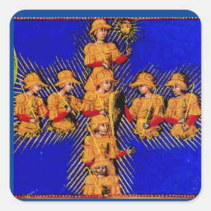 Mars zielen in het Paradijs - Dante Vierkante Sticker