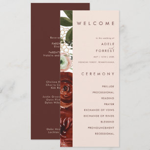 Marsala Autumn Floral   Programma voor onzin