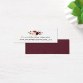Marsala Bourgogne Mariage Floral Cartes du site (Bureau)