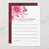 Marsala - Bourgondië en Blush herfst bruids advies (Voorkant / Achterkant)