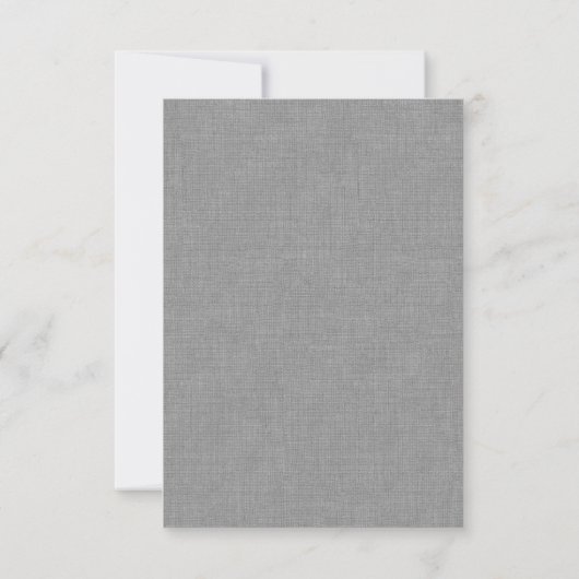 Marsala Chevrons sur Grey RSVP (Dos)