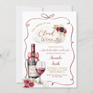 Marsala Cloud Bachelorette Weekendschema Kaart