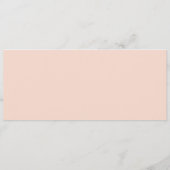 Marsala en Gold Boho Garden Wedding Menu (Achterkant)