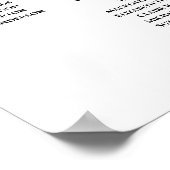 Marsala Floral 22 Tableau Mariage (Coin)