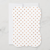 Marsala Floral Antler Baby shower uitnodiging (Achterkant)