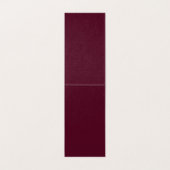 Marsala Gold Peony Mariages anneaux Numéro de tabl (Inside Unfolded)