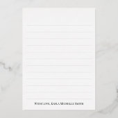 Marsala Gold Script Photo Afstuderen Hartelijk dan Folie Uitnodiging (Achterkant)