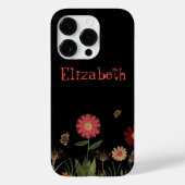 Marsala met een gekleurde zomerweide Case-Mate iPhone case (Achterkant)