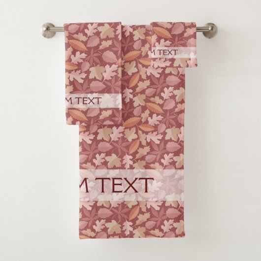 Marsala motif feuille (En situation)