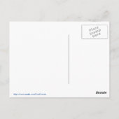 Marsaxlokk geverfde boten briefkaart (Achterkant)