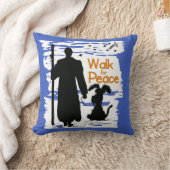 Marsch für den frieden vintage kussen (Deken)