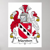 Marsden Family Crest Poster (Voorkant)