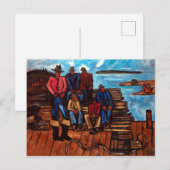 Marsden Hartley Lobster Fishermen Briefkaart (Voorkant / Achterkant)