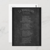 Marseillae - Paroles Briefkaart (Voorkant / Achterkant)