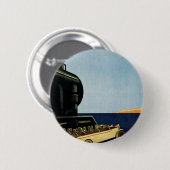 Marseille ~ Cote D'Azur Ronde Button 5,7 Cm (Voorkant /achterkant)