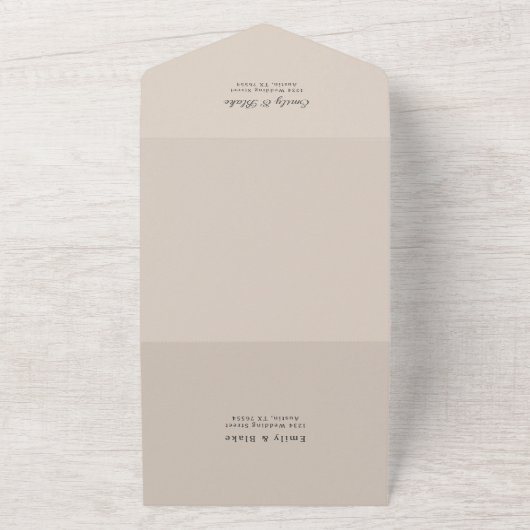 Marseille Faire-part de mariage (Dehors)