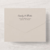 Marseille Faire-part de mariage (Verso)