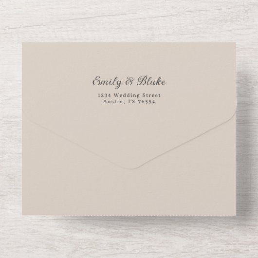 Marseille Faire-part de mariage (Verso)