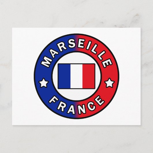 Marseille Frankrijk Briefkaart (Voorkant)