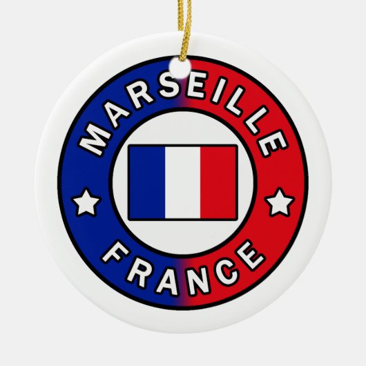 Marseille Frankrijk Keramisch Ornament (Voorkant)