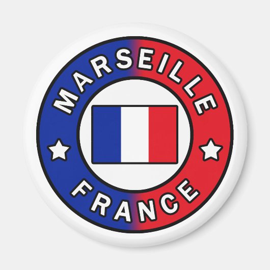 Marseille Frankrijk Magneet (Voorkant)