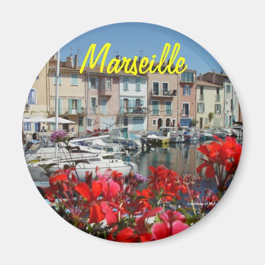 Marseille frankrijk magneet (Voorkant)