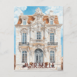 Marseille Frankrijk Reizen Briefkaart