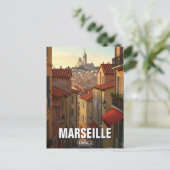 Marseille Frankrijk Reizen Briefkaart (Staand voorkant)