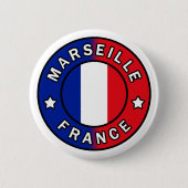 Marseille Frankrijk Ronde Button 5,7 Cm (Voorkant)