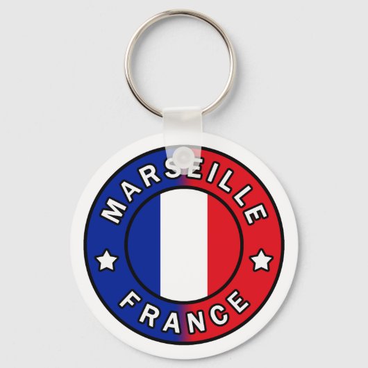 Marseille Frankrijk Sleutelhanger (Voorkant)
