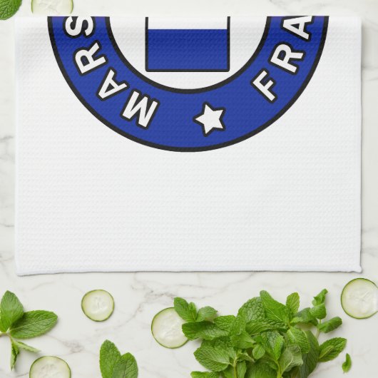 Marseille Frankrijk Theedoek (Gevouwen)