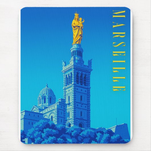 MARSEILLE Mousepad Muismat (Voorkant)