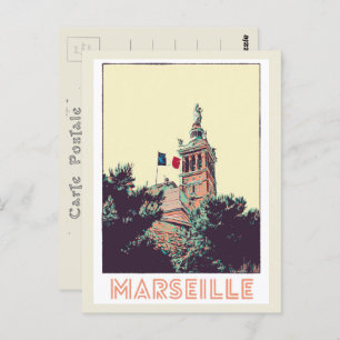Marseille Notre-Dame-de-la-Garde Frankrijk Briefkaart
