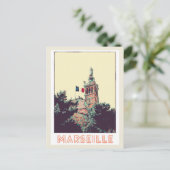 Marseille Notre-Dame-de-la-Garde Frankrijk Briefkaart (Staand voorkant)